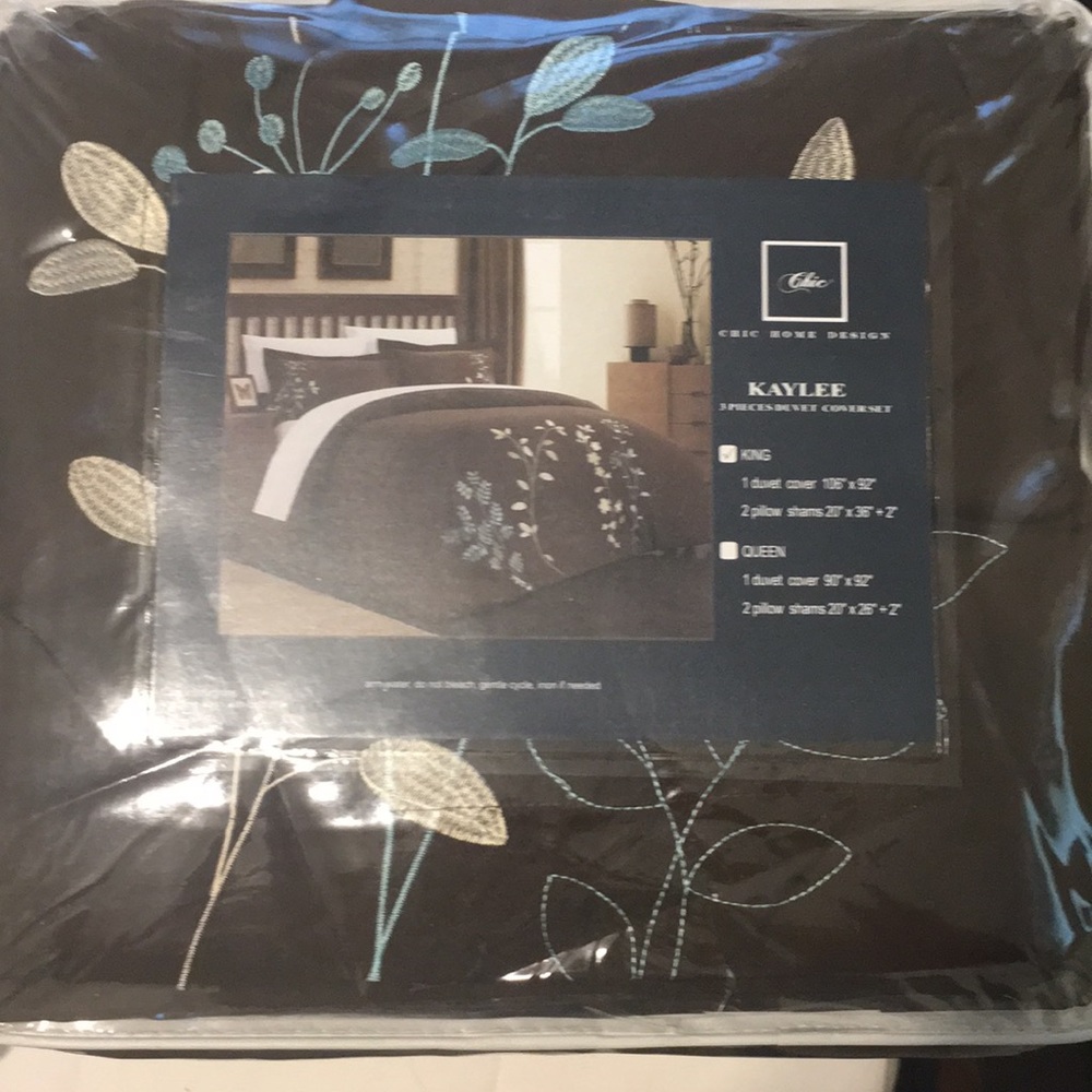 3 pieces duvet cover set